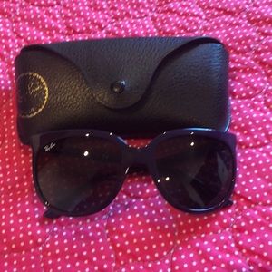 Purple Ray Ban Cats 1000 Sunglasses